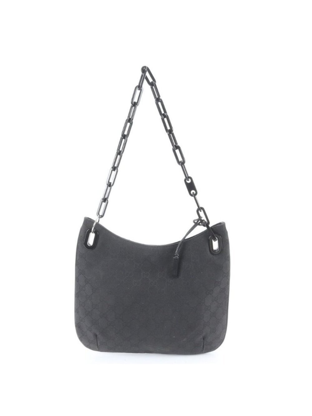 Gucci GG Canvas Plastic Chain Shoulder Bag